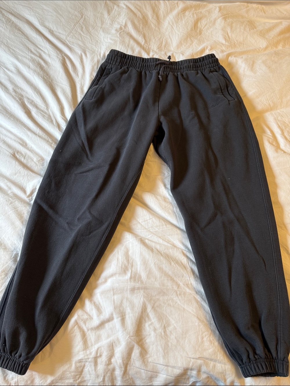 Roots Unisex Gender Free One Collection Charcoal Track Pants Joggers